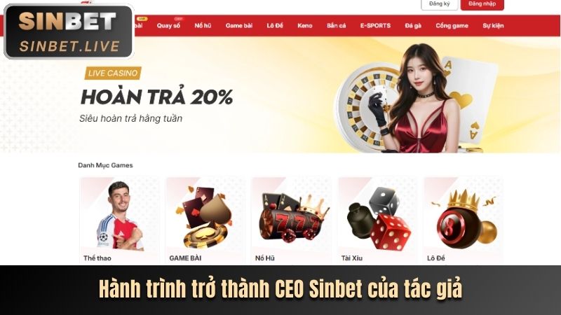 hanh trinh tro thanh ceo sinbet cua tac gia